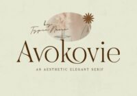 Avokovie Font - Featured Image