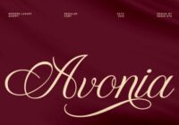 Avonia Font - Featured Image