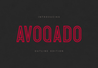 Avoqado Outline Edition Font - Featured Image