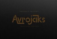 Avrojaks Font - Featured Image