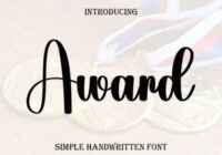 Award Font - Featured Image