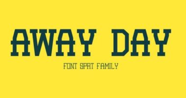 Away Day Sport Family Font - Featured Image