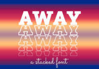 Away Font - Featured Image