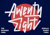 Awenty Eight Font - Featured Image