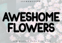 Aweshome Flowers Font - Featured Image