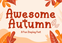 Awesome Autumn Font - Featured Image