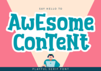 Awesome Content Font - Featured Image
