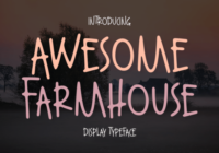 Awesome Farmhouse Font - Featured Image
