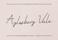 Aylesbury Vale Font - Featured Image