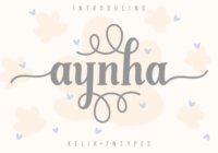 Aynha Font - Featured Image