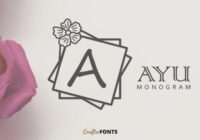 Ayu Monogram Font - Featured Image