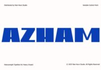 Azham Font - Featured Image