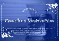 Azzahra Double Line Font - Featured Image
