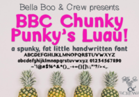 BBC Chunky Punky Luau Font - Featured Image