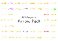 BM Graphics - Arrows Font - Featured Image