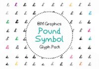 BM Graphics - Pound Symbol Font - Featured Image