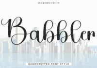 Babbler Font - Featured Image