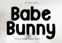 Babe Bunny Font - Featured Image