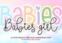 Babies Girl Font - Featured Image