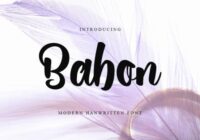 Babon Font - Featured Image