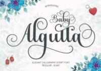 Baby Algutta Font - Featured Image