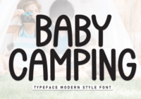 Baby Camping Font - Featured Image