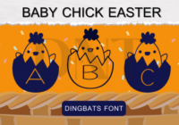 Baby Chick Easter Font - Featured Image