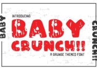 Baby Crunch!! Font - Featured Image
