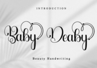 Baby Deaby Font - Featured Image