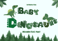 Baby Dinosaurs Font - Featured Image