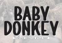 Baby Donkey Font - Featured Image