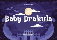 Baby Drakula Font - Featured Image