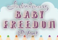 Baby Freedom Font - Featured Image