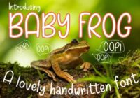 Baby Frog Font - Featured Image