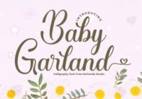 Baby Garland Font - Featured Image