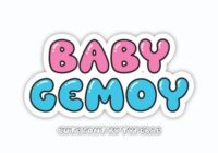 Baby Gemoy Font - Featured Image