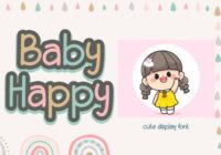 Baby Happy Font - Featured Image