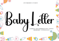 Baby Letter Font - Featured Image