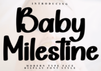 Baby Milestone Font - Featured Image