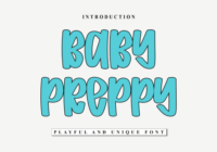 Baby Preppy Font - Featured Image