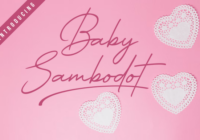 Baby Sambodot Font - Featured Image