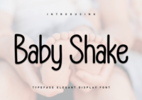 Baby Shake Font - Featured Image