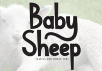 Baby Sheep Font - Featured Image