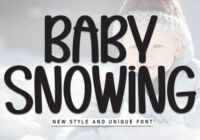 Baby Snowing Font - Featured Image