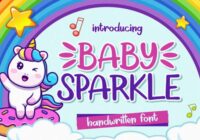 Baby Sparkle Font - Featured Image