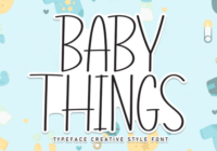 Baby Things Font - Featured Image