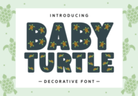 Baby Turtle Font - Featured Image