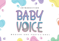 Baby Voice Font - Featured Image