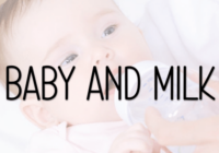 Baby and Milk Font - Featured Image