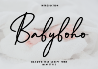 Babyboho Font - Featured Image